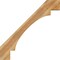 Ekena Millwork 4"W x 42"D x 42"H Merced Rough Sawn Knee Brace, Western Red Cedar BRC04X42X42MRC00RWR - alternate 2